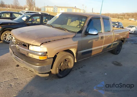 2001 Chevrolet Silverado 1500 Ls из США, поврежденный, VIN 1GCEC19V11Z155719